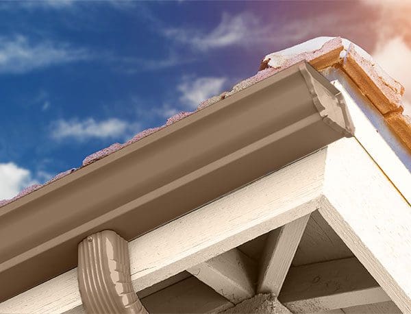 gutter-colors 20 Seamless gutters in Cocoa Brown