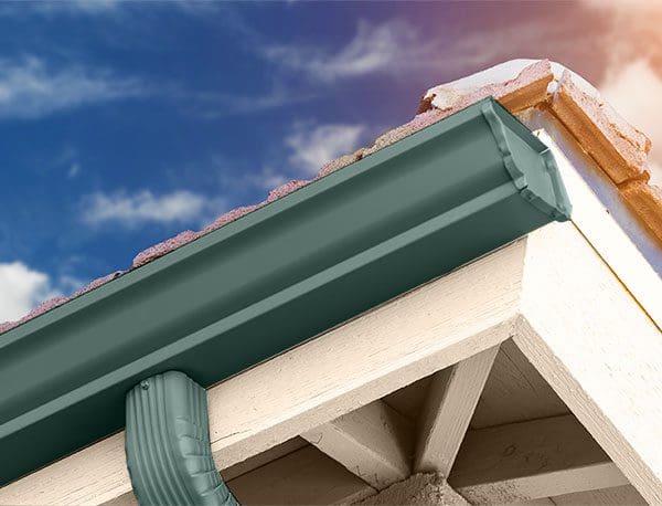 gutter-colors 10 Seamless gutters in Forest Green
