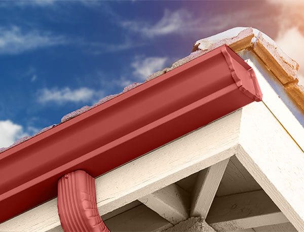 gutter-colors 14 Seamless gutters in Scotch Red