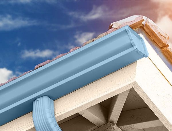 gutter-colors 12 Seamless gutters in Trad Blue