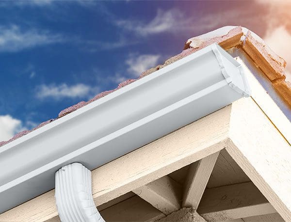 gutter-colors 9 Seamless gutters in White