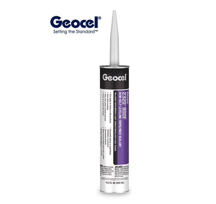 Geocel sealant used on gutter joints